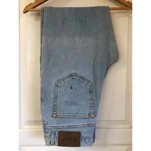 Y2K CALVIN KLEIN LIGHT WASH MOMMY JEANS SZ 14
